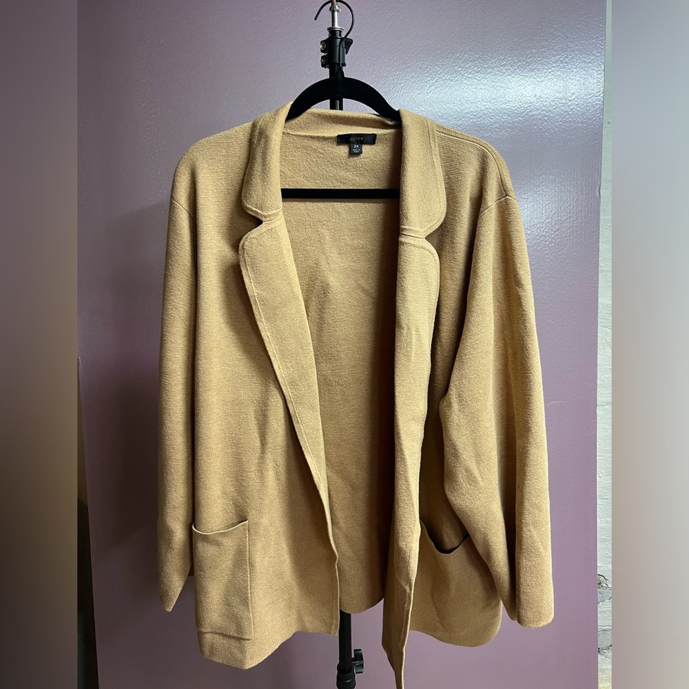 J Crew Eloise Sweater Blazer size 2x
